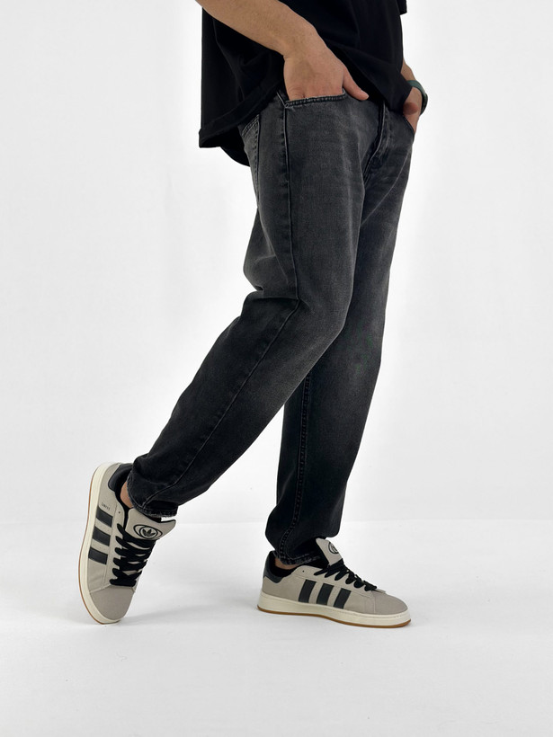 فروشگاه پوشاک بوتیک آرما 62 شلوار جین مام مردانه ذغالی مات Turk