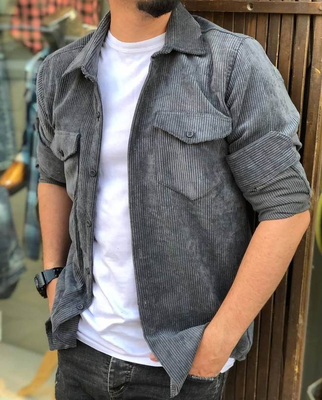 پیراهن کبریتی مردانه اورجینال ترک رنگبندی متنوع کامل