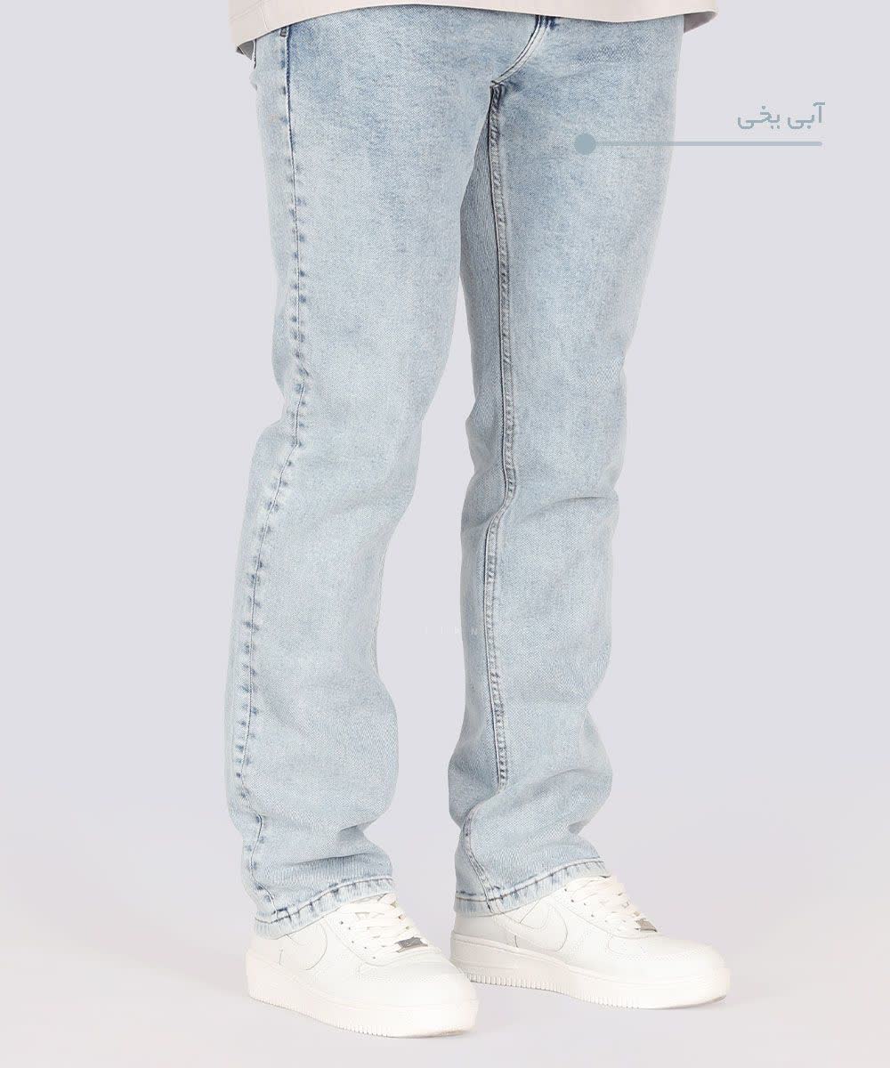 شلوار جین آبی یخی ترک تولید شرکت Lcon