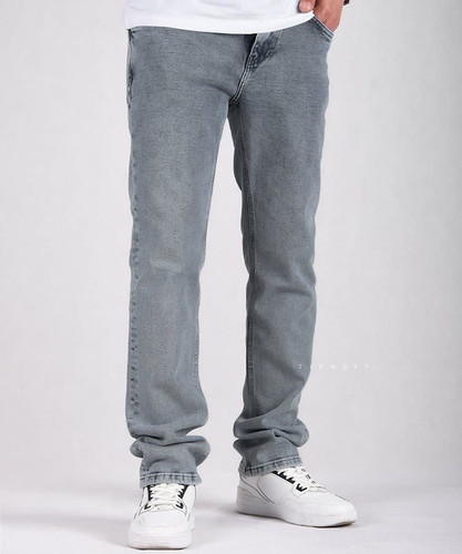 شلوار جین راسته طوسی تولید شرکت Lcon