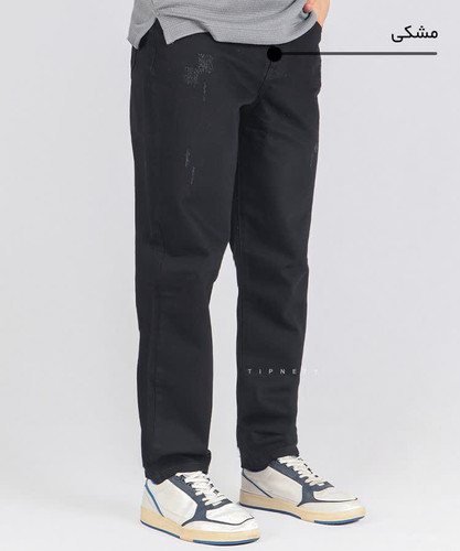 شلوار جین مشکی مام فیت تولید شرکت Lcon