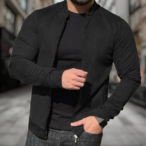 سویشرت مخمل سوییت مردانه اورجینال رنگ مشکی