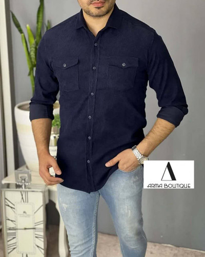 پیراهن کبریتی سورمهای دو جیب؛ ترکیب اصالت، استایل و راحتی زمستانی