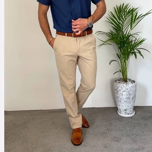 شلوار پارچه ای تمام کش راسته با رنگ و تنخوری عالی