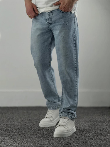 شلوار جین پارچه ترک آبی روشن تولید شرکت LCON