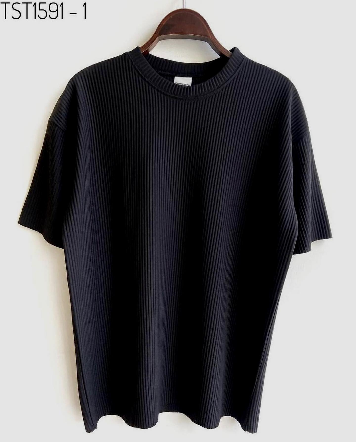 تیشرت مراکشی یقه گرد پارچه ترک طرح بیسکویتی